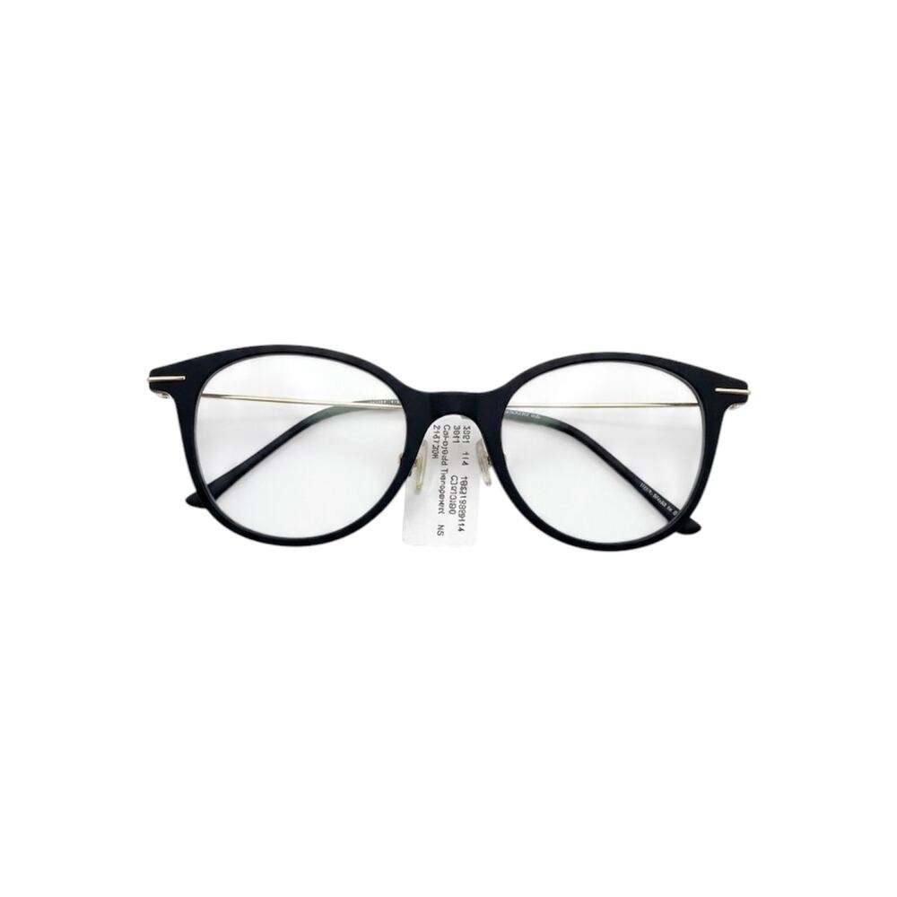 Maui Jim Unisex Pantos Eyeglasses C2413 2M Matte Black/Gold 48mm NIB